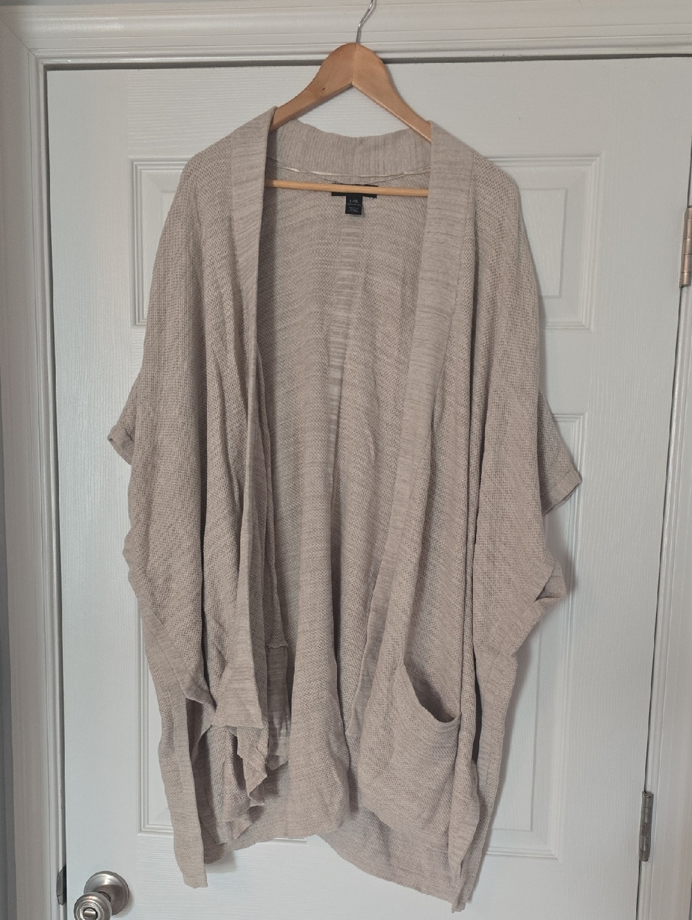 Style & Co Open-Front Draped Cardigan